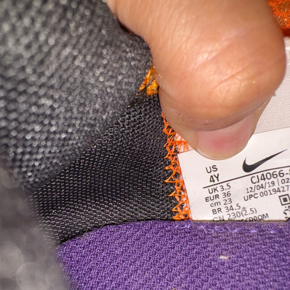Nike Orange and Purple Athletic Shoes - Picture 4 of 4